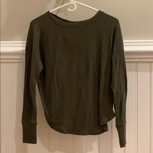 dark green long sleeve